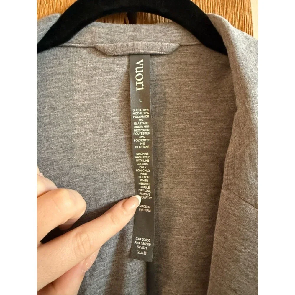 NWOT Men’s Vuori Vail Blazer - Heather Gray - Size Large